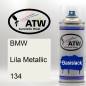 Preview: BMW, Lila Metallic, 134: 400ml Sprühdose, von ATW Autoteile West.